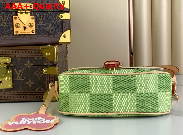 Louis Vuitton Montsouris Messenger Bag in Green Damier Golf Coated Canvas N40665 Replica