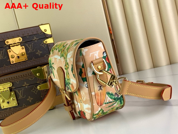 Louis Vuitton Montsouris Messenger PM Bag in Sand Monogram Surfin Coated Canvas M24986 Replica