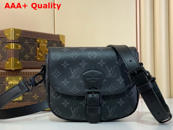 Louis Vuitton Montsouris Messenger PM Monogram Eclipse Canvas M12519 Replica