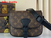 Louis Vuitton Montsouris Messenger PM Monogram Macassar Canvas M47060 Replica