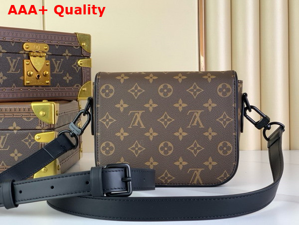 Louis Vuitton Montsouris Messenger PM Monogram Macassar Canvas M47060 Replica