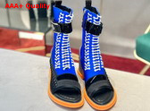 Louis Vuitton Moonlight Half Boot Bleu Roi Blue Satin 1AA0N5 Replica