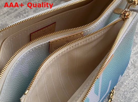 Louis Vuitton Multi Pochette Accessoires Blue Monogram Giant Coated Canvas M57633 Replica