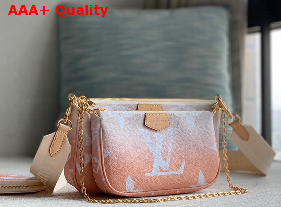 Louis Vuitton Multi Pochette Accessoires Brume Monogram Giant Coated Canvas M57634 Replica