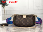 Louis Vuitton Multi Pochette Accessoires Digital Elclusive Prelaunch Blue Replica