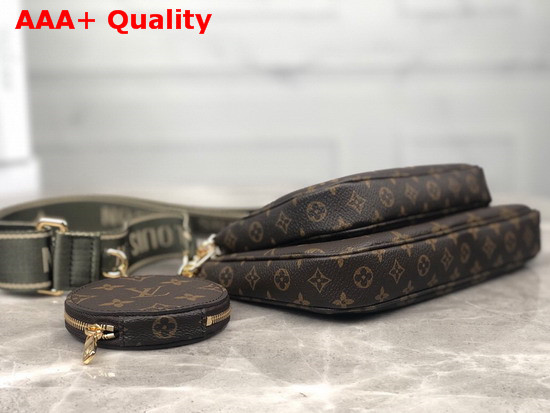 Louis Vuitton Multi Pochette Accessoires Digital Elclusive Prelaunch Kaki M44813 Replica