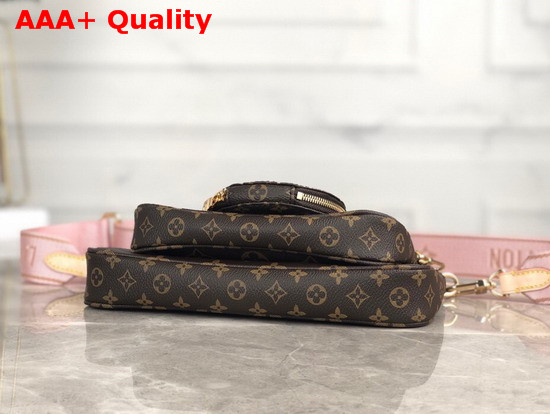 Louis Vuitton Multi Pochette Accessoires Digital Elclusive Prelaunch Rose Clair M44840 Replica