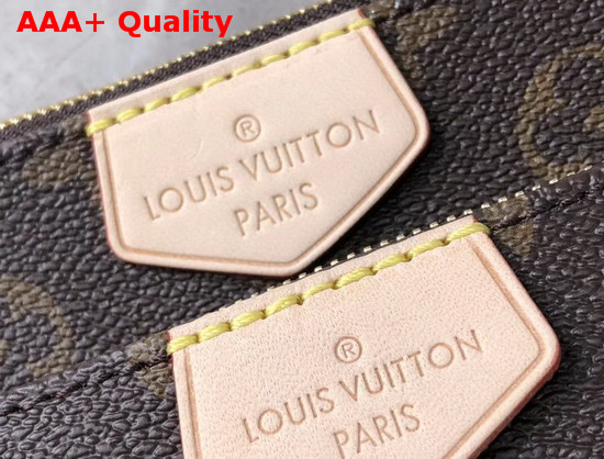 Louis Vuitton Multi Pochette Accessoires Monogram Canvas with Mickey Mouse Print Replica