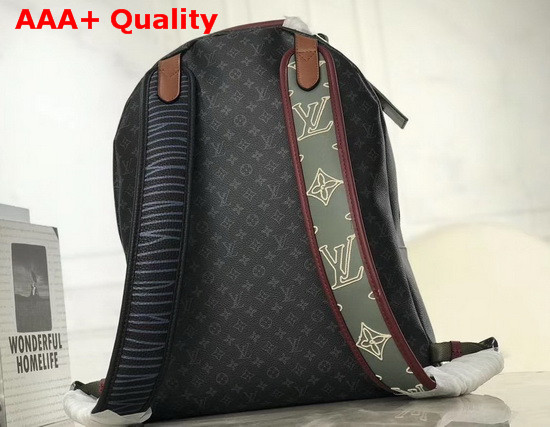 Louis Vuitton Multi Pocket Backpack in Monogram Eclipse Canvas Replica