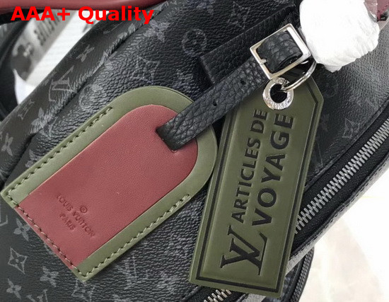 Louis Vuitton Multi Pocket Backpack in Monogram Eclipse Canvas Replica