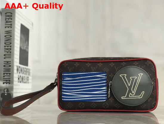 Louis Vuitton Multi Pocket Clutch in Monogram Canvas Replica