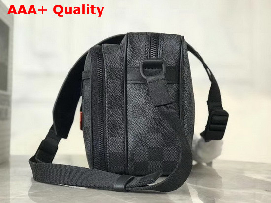 Louis Vuitton Multi Pocket Messenger Bag in Damier Graphite Canvas Replica