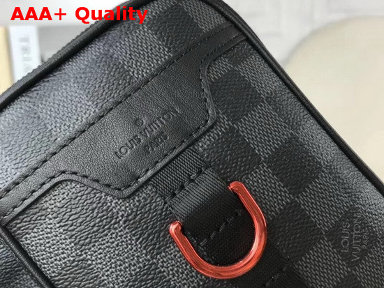 Louis Vuitton Multi Pocket Messenger Bag in Damier Graphite Canvas Replica