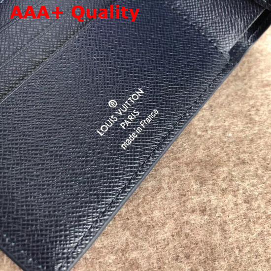 Louis Vuitton Multiple Wallet Epi Bleu Azur LV Circle Signature Replica