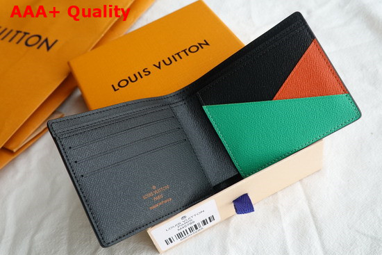 Louis Vuitton Multiple Wallet Monogram Canvas with 3D Rubble Patch Replica