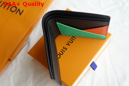 Louis Vuitton Multiple Wallet Monogram Canvas with 3D Rubble Patch Replica