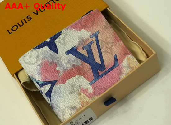 Louis Vuitton Multiple Wallet Monogram Watercolor Multicolor Coated Canvas Replica