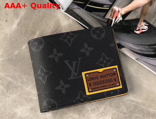 Louis Vuitton Multiple Wallet Savane Yellow M69253 Replica