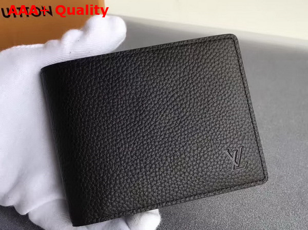 Louis Vuitton Multiple Wallet Taurillon Leather Noir M58189 Replica