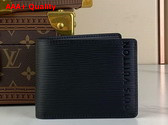 Louis Vuitton Multiple Wallet in Black Epi XL Cowhide Leather M83333 Replica