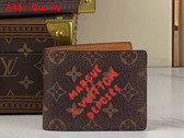 Louis Vuitton Multiple Wallet in Monogram Dust Coated Canvas M11716 Replica