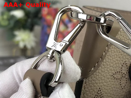 Louis Vuitton Muria Bucket Bag in Galet Grey Mahina Perforated Calf Letaher M55799 Replica