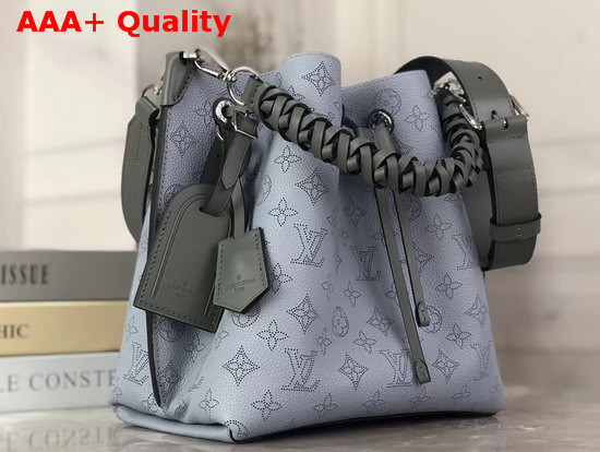 Louis Vuitton Muria Bucket Bag in Vert Lagon Mahina Perforated Calf Letaher M55906 Replica