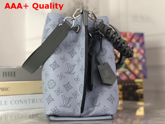 Louis Vuitton Muria Bucket Bag in Vert Lagon Mahina Perforated Calf Letaher M55906 Replica