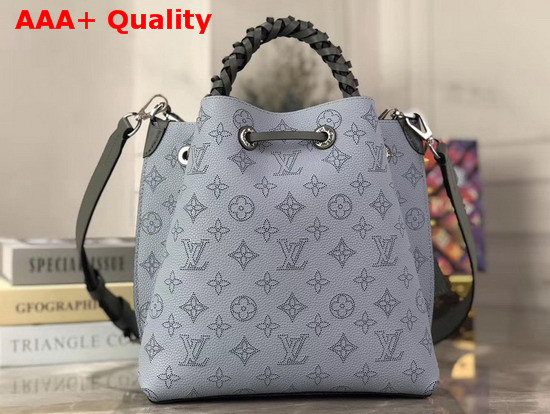 Louis Vuitton Muria Bucket Bag in Vert Lagon Mahina Perforated Calf Letaher M55906 Replica