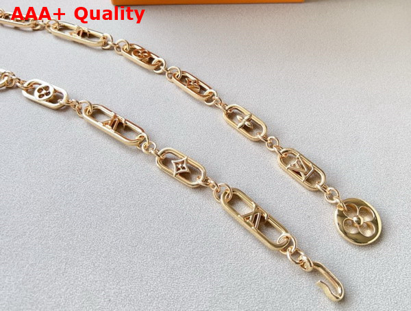 Louis Vuitton My LV Chain Belt in Gold Color Metal M8244Z Replica