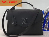 Louis Vuitton Mylockme Noir Soft Calfskin with Microfiber Lining M54849 Replica