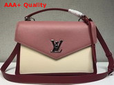 Louis Vuitton Mylockme Burgundy Rose Replica