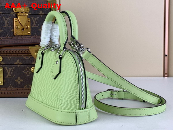 Louis Vuitton Nano Alma Bag in Vert Noto Green Epi Grained Cowhide Leather M82403 Replica