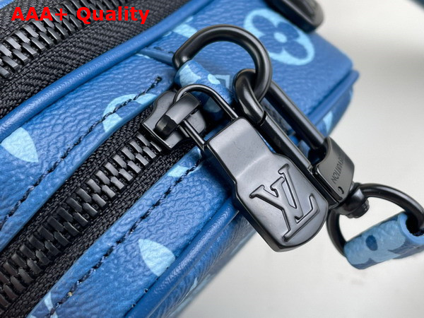 Louis Vuitton Nano Alpha City Bag in Atlantic Blue Monogram Coated Canvas M82801 Replica