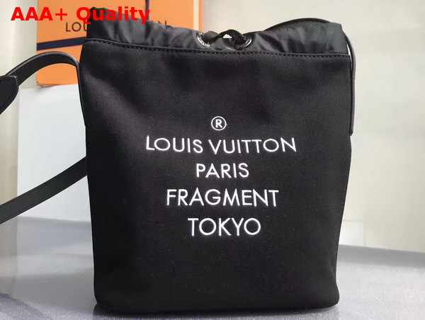 Louis Vuitton Nano Bag in Black Nylon Fabric Replica