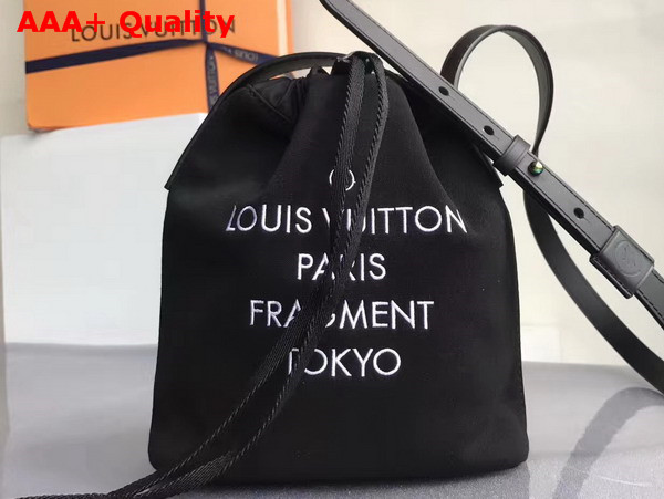 Louis Vuitton Nano Bag in Black Nylon Fabric Replica