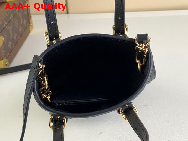 Louis Vuitton Nano Bucket Black Lotus Cotton M82418 Replica