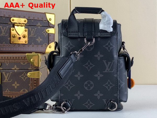 Louis Vuitton Nano Christopher Backpack in Monogram Eclipse Coated Canvas M82769 Replica