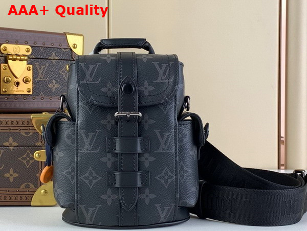 Louis Vuitton Nano Christopher Backpack in Monogram Eclipse Coated Canvas M82769 Replica