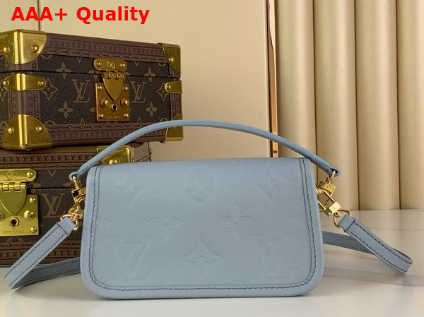 Louis Vuitton Nano Diane in Bleu Olympe Monogram Empreinte Leather M83592 Replica