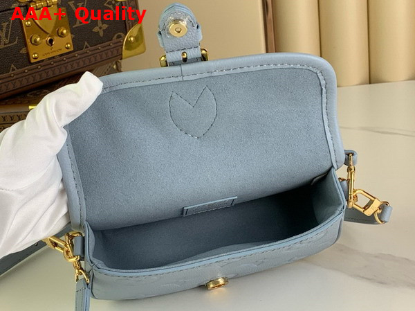 Louis Vuitton Nano Diane in Bleu Olympe Monogram Empreinte Leather M83592 Replica