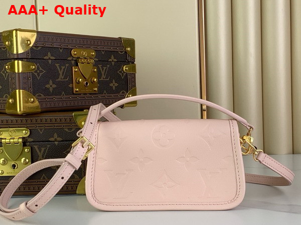 Louis Vuitton Nano Diane in Pink Opale Monogram Empreinte Leather M83566 Replica