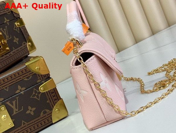 Louis Vuitton Nano Madeleine Bicolor Monogram Empreinte Leather Rose White Quartz M13796 Replica