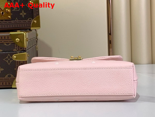 Louis Vuitton Nano Madeleine Bicolor Monogram Empreinte Leather Rose White Quartz M13796 Replica