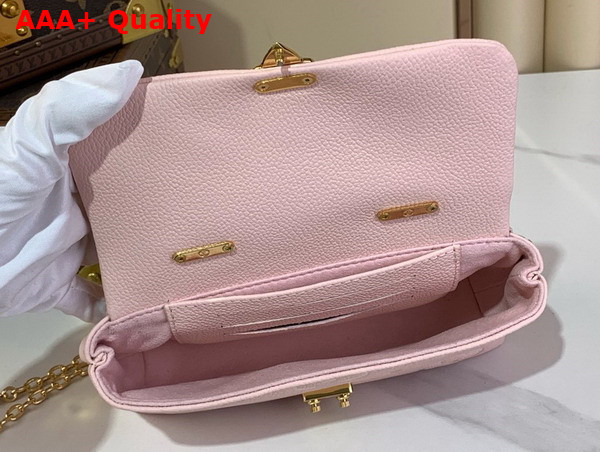 Louis Vuitton Nano Madeleine Bicolor Monogram Empreinte Leather Rose White Quartz M13796 Replica