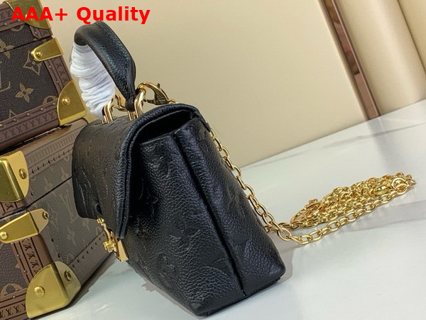 Louis Vuitton Nano Madeleine in Black Monogram Empreinte Leather M12144 Replica