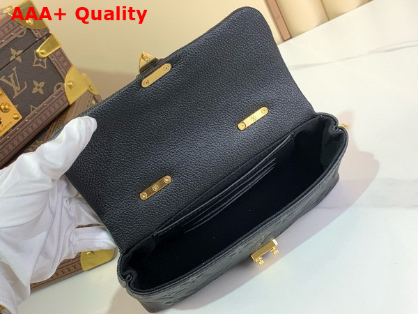 Louis Vuitton Nano Madeleine in Black Monogram Empreinte Leather M12144 Replica