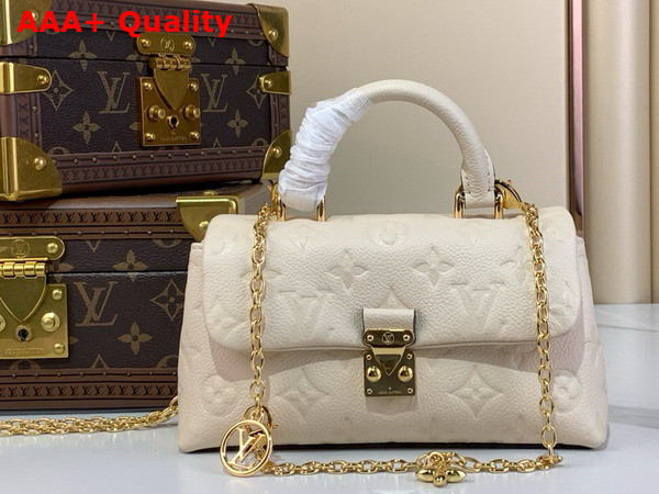 Louis Vuitton Nano Madeleine in Cream Monogram Empreinte Leather M12145 Replica