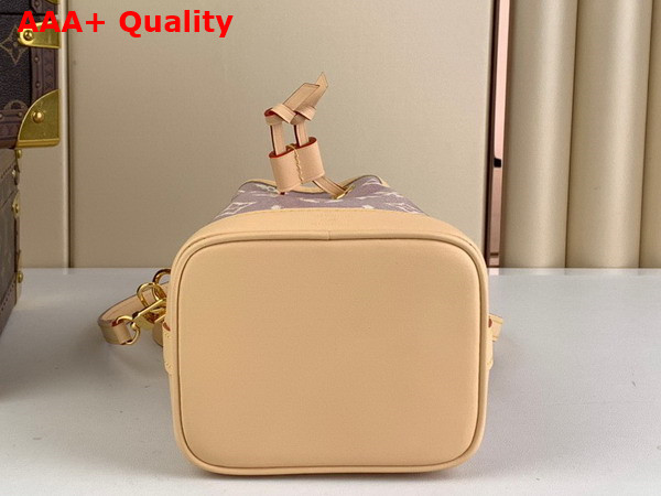 Louis Vuitton Nano Noe Bag in Pink Monoglam Coated Canvas Replica