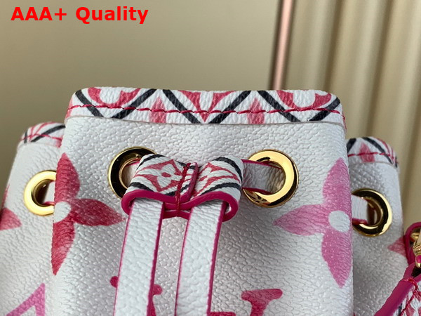 Louis Vuitton Nano Noe Bag in Pink Monogram Coated Canvas M82386 Replica